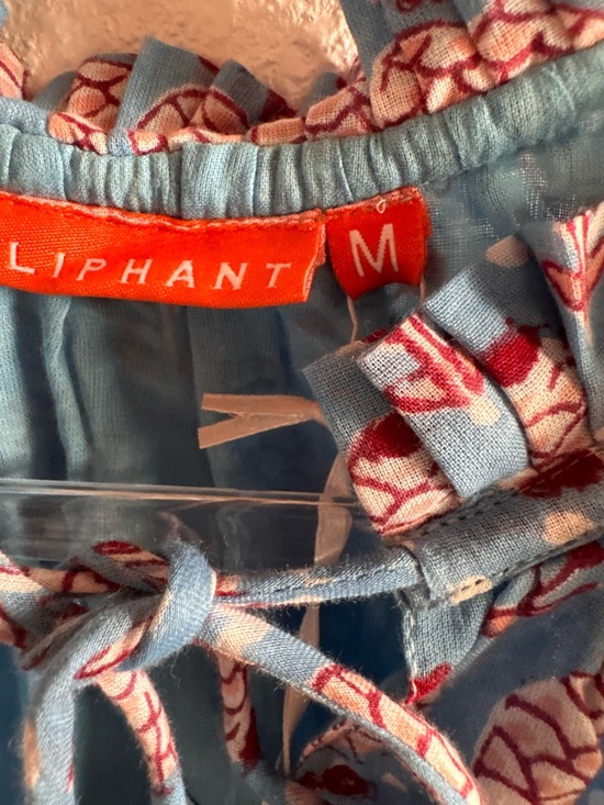 NEW Oliphant Sleeveless Tiered Short Dress, Kerala blue/pink Sz: Medium - Picture 5 of 8